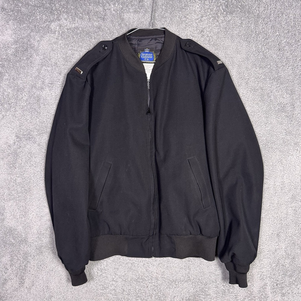 Neptune Garment Co Jacket Mens 44 Removeable Thinsulate Insulation Coat Bomber